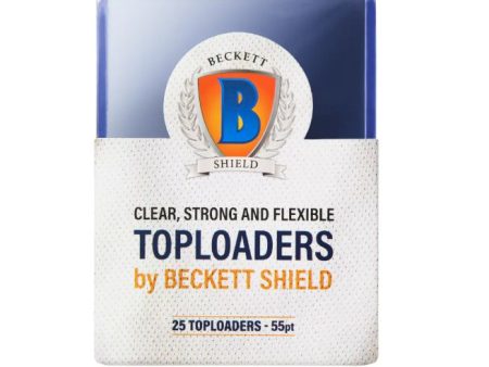 Beckett Shield: Toploaders – 55pt (25pc) Supply