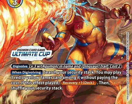 GeoGreymon [BT13-012] (Ultimate Cup 2024) [Versus Royal Knights Booster] Online Hot Sale