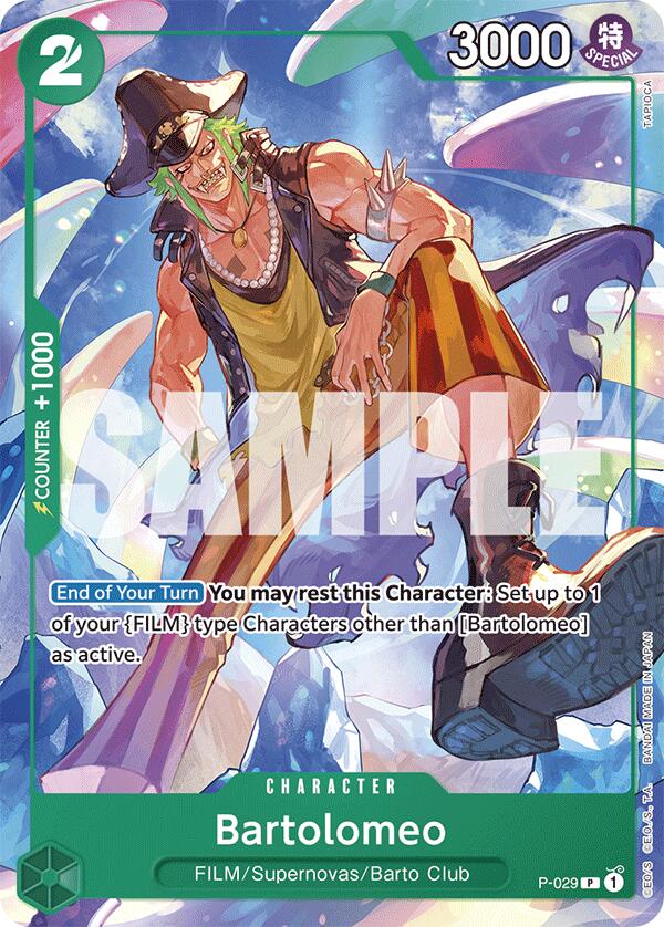 Bartolomeo [Starter Deck: GREEN Uta] For Discount