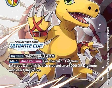 Agumon [BT13-008] (Ultimate Cup 2024) [Versus Royal Knights Booster] Sale