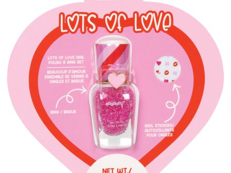 Lots of Love Nail Polish & Ring Set Discount