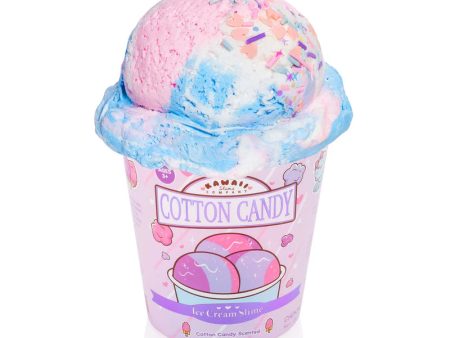 Cotton candy scented ice cream pint slime For Cheap