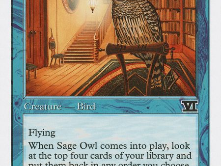 Sage Owl [Classic Sixth Edition] For Discount