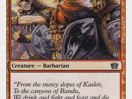 Balduvian Barbarians [Eighth Edition] For Cheap