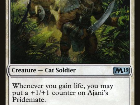 Ajani s Pridemate [Core Set 2019] Cheap