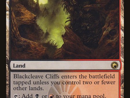 Blackcleave Cliffs [Scars of Mirrodin] For Discount