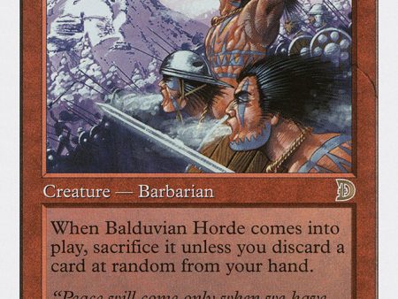 Balduvian Horde [Deckmasters] For Discount