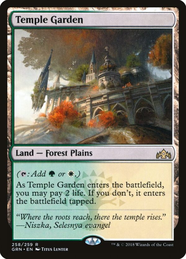 Temple Garden [Guilds of Ravnica] For Cheap