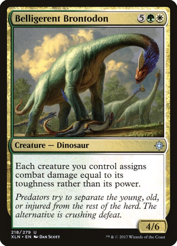 Belligerent Brontodon [Ixalan] Supply