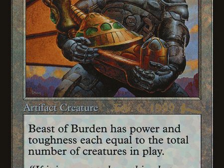 Beast of Burden [Urza s Legacy Promos] For Cheap