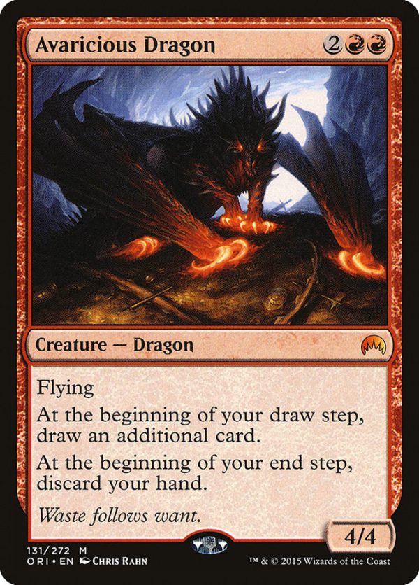 Avaricious Dragon [Magic Origins] For Discount