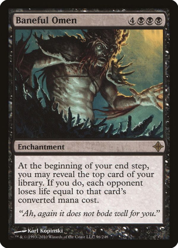 Baneful Omen [Rise of the Eldrazi] For Sale