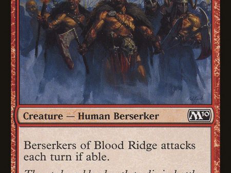 Berserkers of Blood Ridge [Magic 2010] For Sale