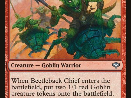 Beetleback Chief [Duel Decks: Speed vs. Cunning] Discount