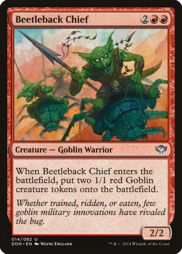 Beetleback Chief [Duel Decks: Speed vs. Cunning] Discount