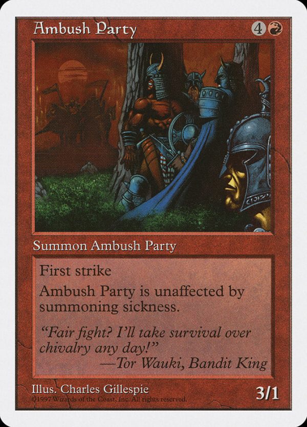 Ambush Party [Fifth Edition] For Discount