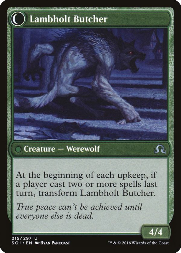 Lambholt Pacifist    Lambholt Butcher [Shadows over Innistrad] Online Sale