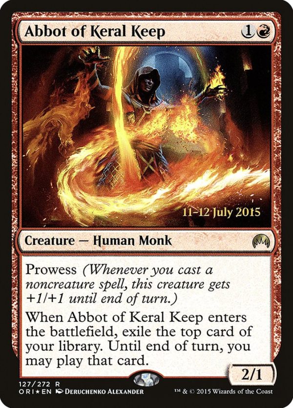 Abbot of Keral Keep [Magic Origins Prerelease Promos] Online Sale